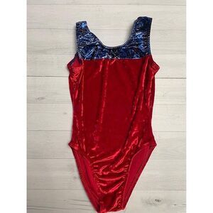 Pelle Activewear Leotard Red, Blue With Stars, adult XS‎